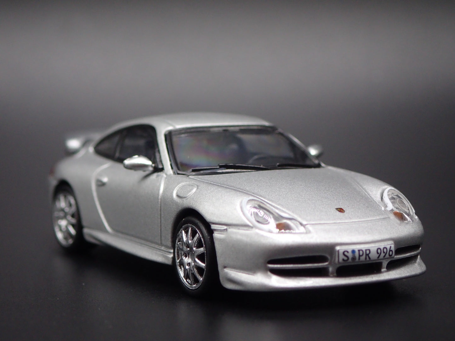 1999-2005 PORSCHE 911 GT3 996 SILVER 1:64 SCALE COLLECTIBLE DIECAST MODEL CAR