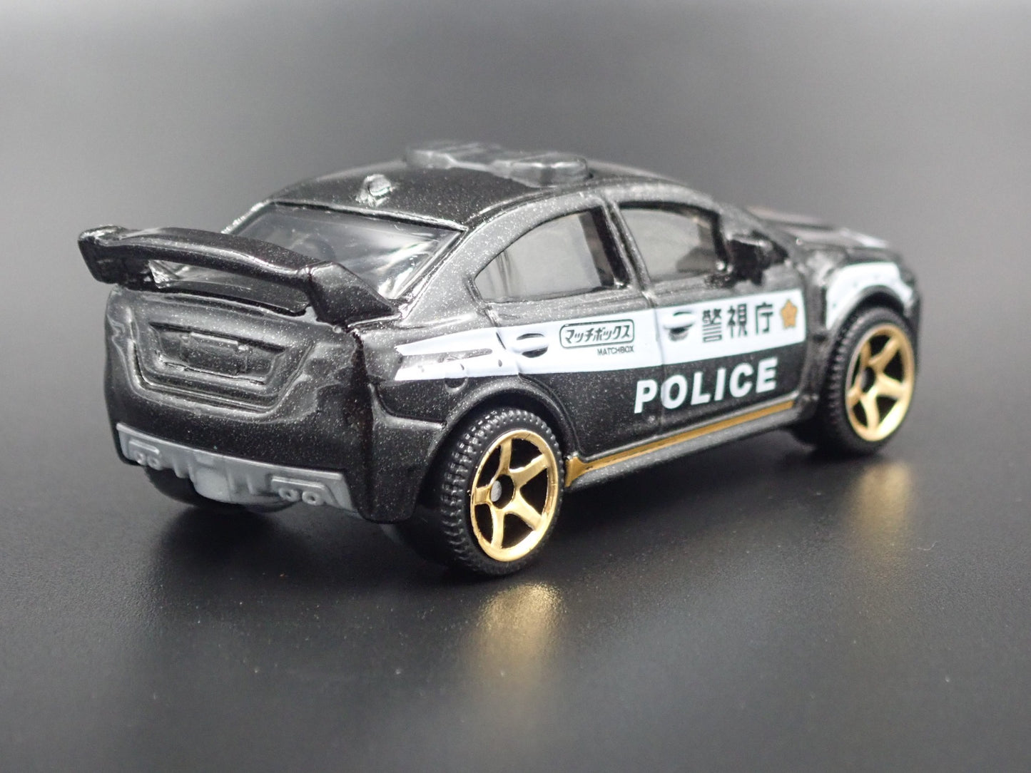 2015-2021 SUBARU WRX STI POLICE BLACK 1:64 SCALE COLLECTIBLE DIECAST MODEL CAR