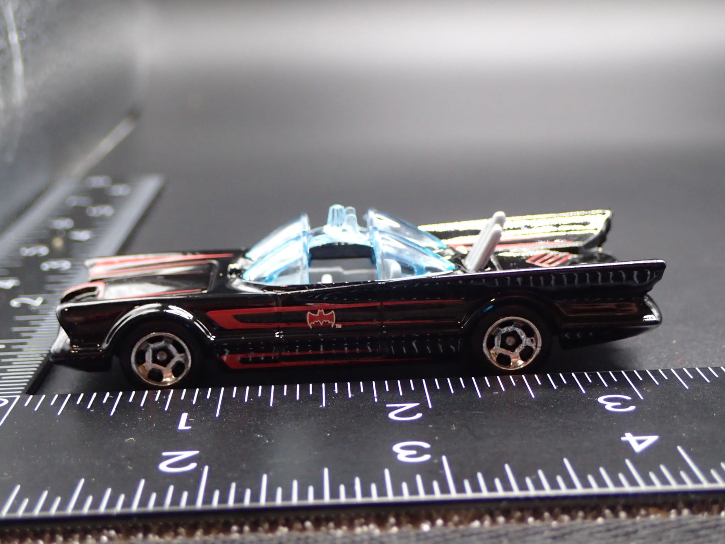 1966 66 BATMAN BATMOBILE ADAM WEST RARE 1/64 SCALE COLLECTIBLE DIECAST MODEL CAR