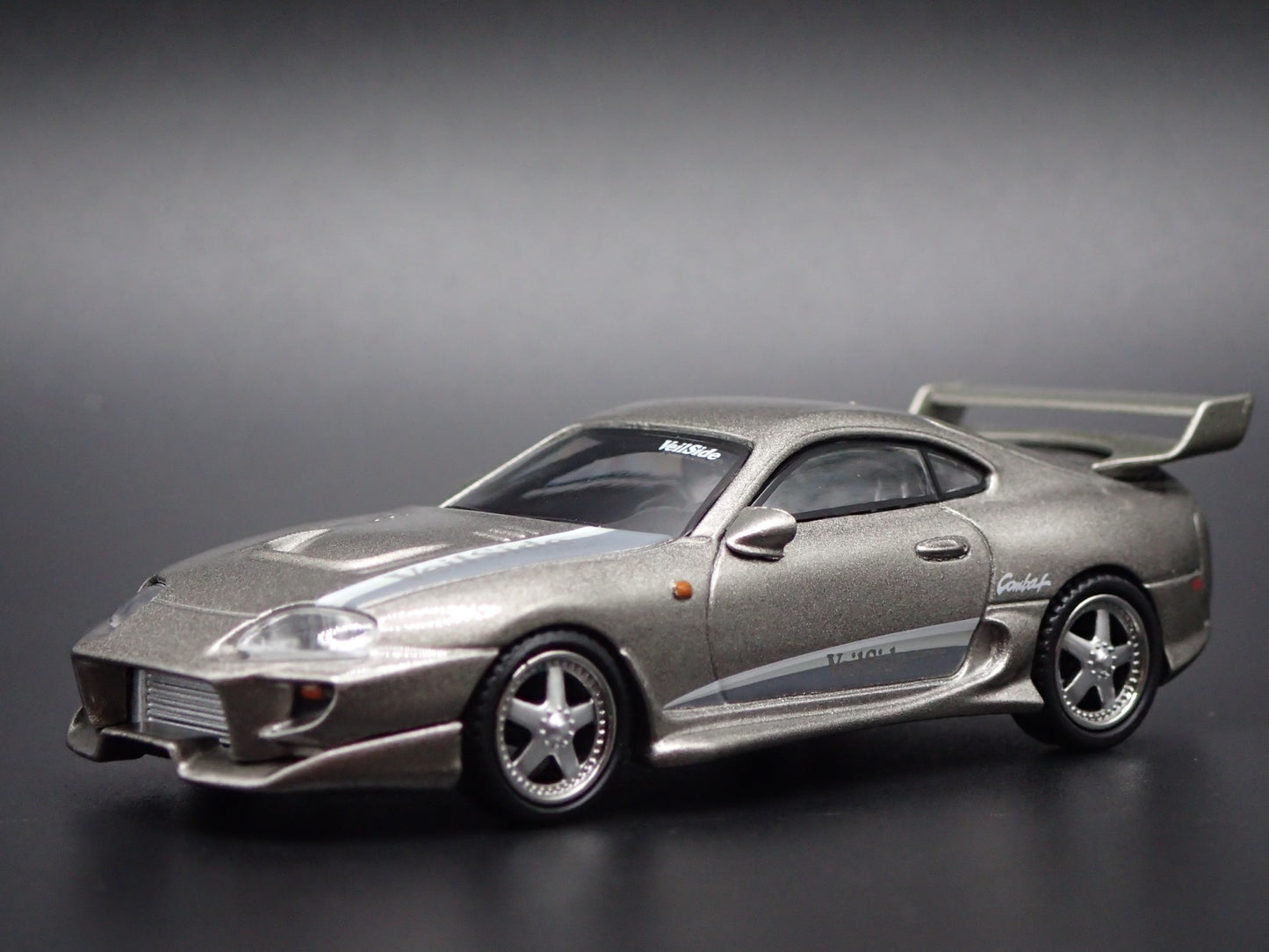 1993 - 2002 TOYOTA SUPRA VEILSIDE COMBAT V-II GREY 1/64 SCALE DIECAST MODEL CAR