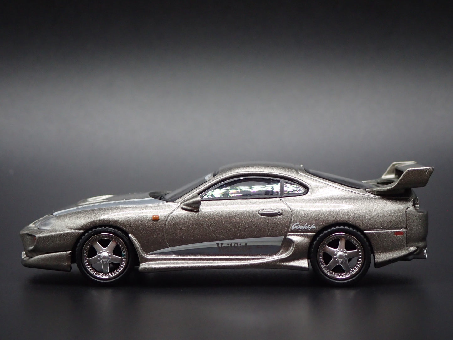 1993 - 2002 TOYOTA SUPRA VEILSIDE COMBAT V-II GREY 1/64 SCALE DIECAST MODEL CAR