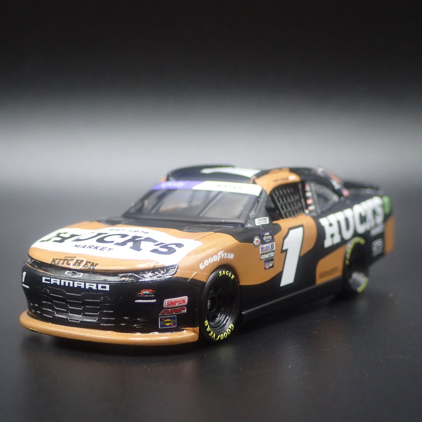 2023 23 CHEVY CAMARO ZL1 1 SAM MAYER HUCK'S MARKET NASCAR 1:64 DIECAST MODEL CAR