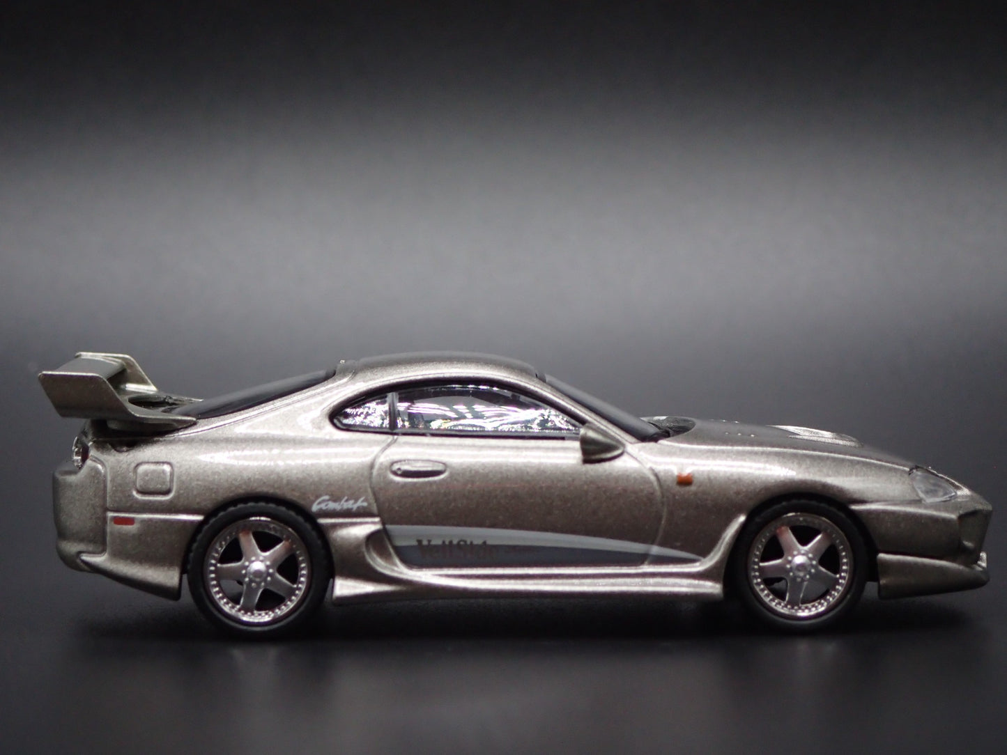 1993 - 2002 TOYOTA SUPRA VEILSIDE COMBAT V-II GREY 1/64 SCALE DIECAST MODEL CAR