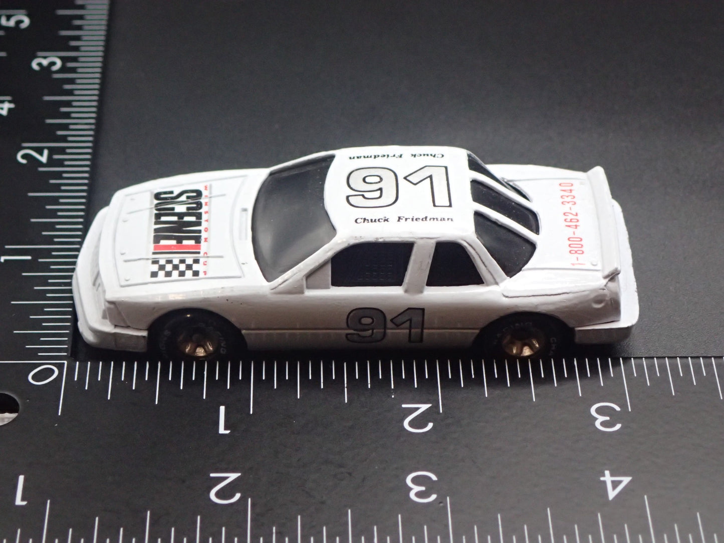 1991 91 CHEVY LUMINA 91 CHUCK FRIEDMAN NASCAR 1:64 SCALE COLLECTIBLE DIECAST CAR