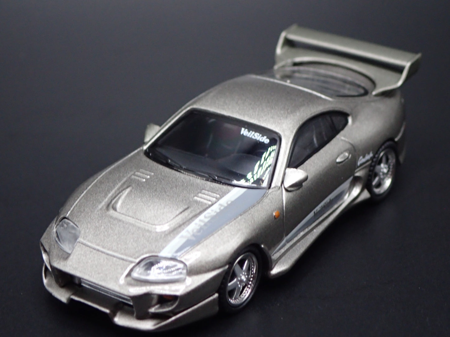 1993 - 2002 TOYOTA SUPRA VEILSIDE COMBAT V-II GREY 1/64 SCALE DIECAST MODEL CAR