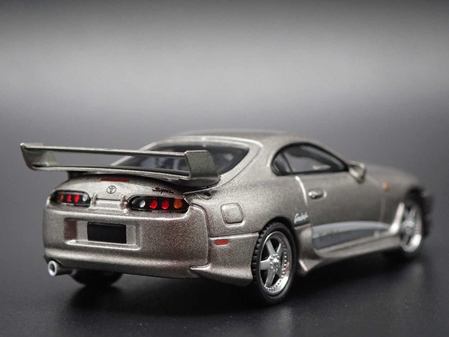 1993 - 2002 TOYOTA SUPRA VEILSIDE COMBAT V-II GREY 1/64 SCALE DIECAST MODEL CAR