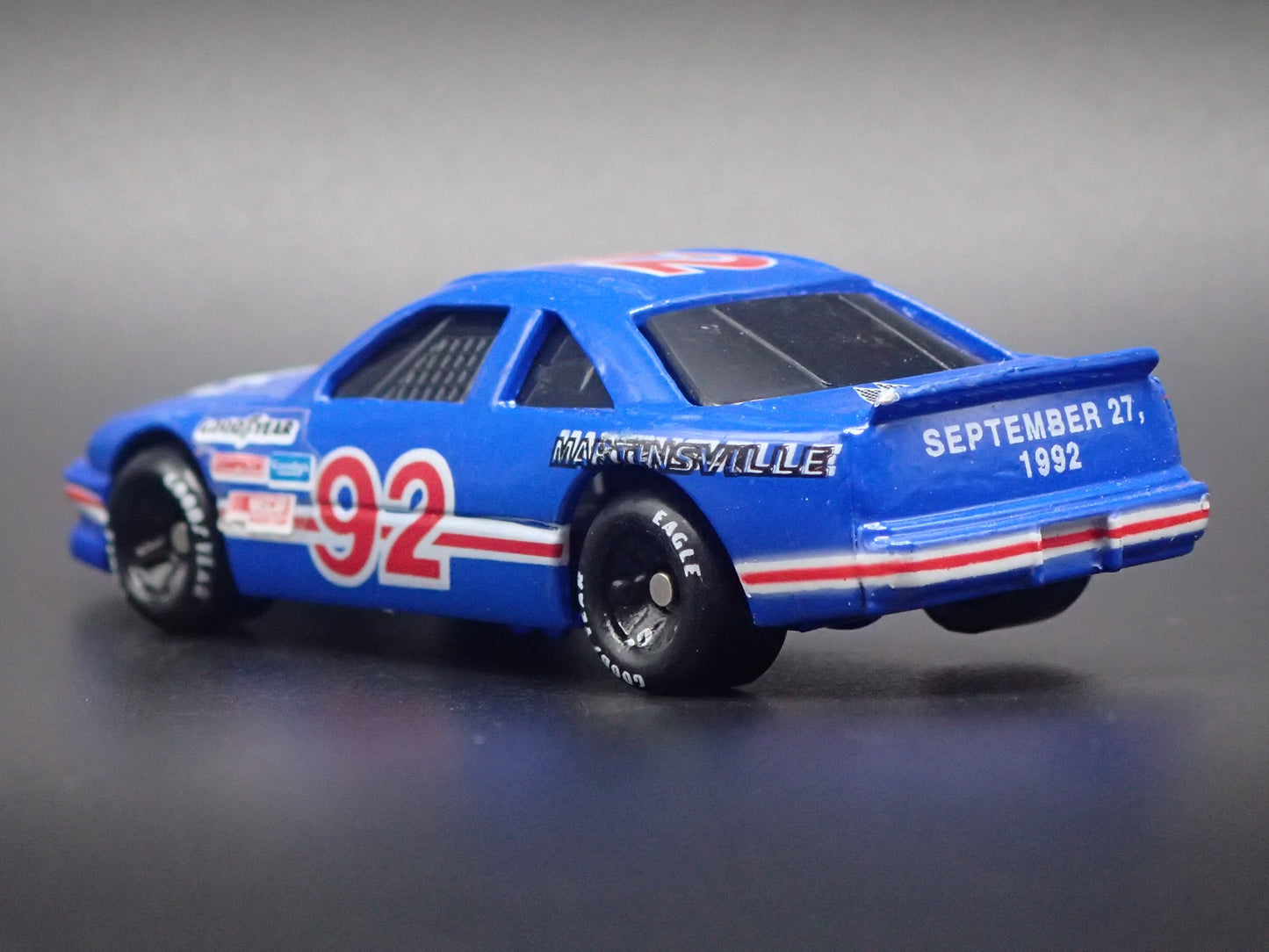 1992 PONTIAC GRAND PRIX MARTINSVILLE GOODYS 500 NASCAR  1:64 SCALE DIECAST CAR
