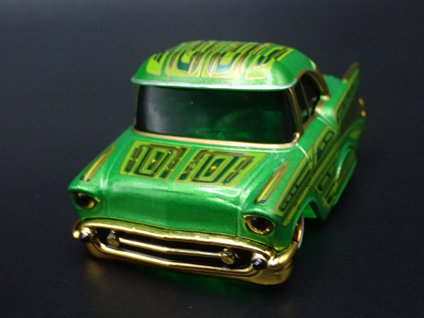 1957 57 CHEVY CHEVROLET BEL AIR CAR TUNED LOWRIDER 1:64 SCALE DIECAST MODEL CAR