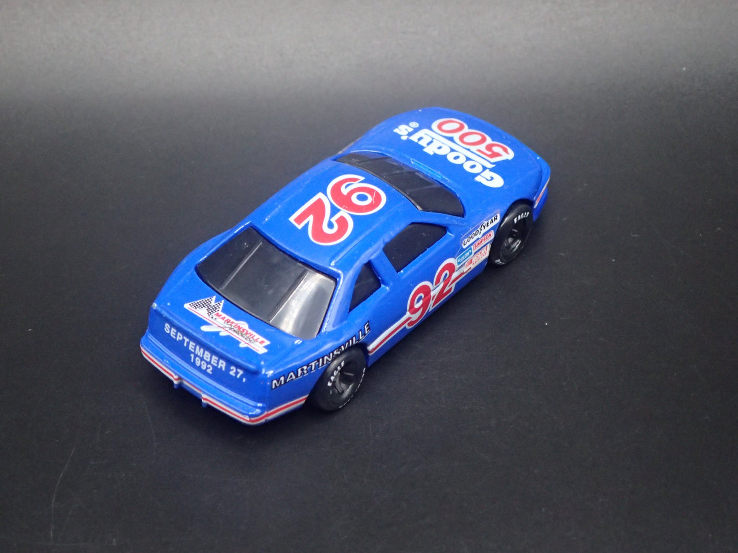 1992 PONTIAC GRAND PRIX MARTINSVILLE GOODYS 500 NASCAR  1:64 SCALE DIECAST CAR