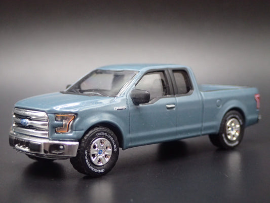 2015 - 2020 FORD F150 PICKUP TRUCK BLUE 1:64 SCALE COLLECTIBLE DIECAST MODEL CAR