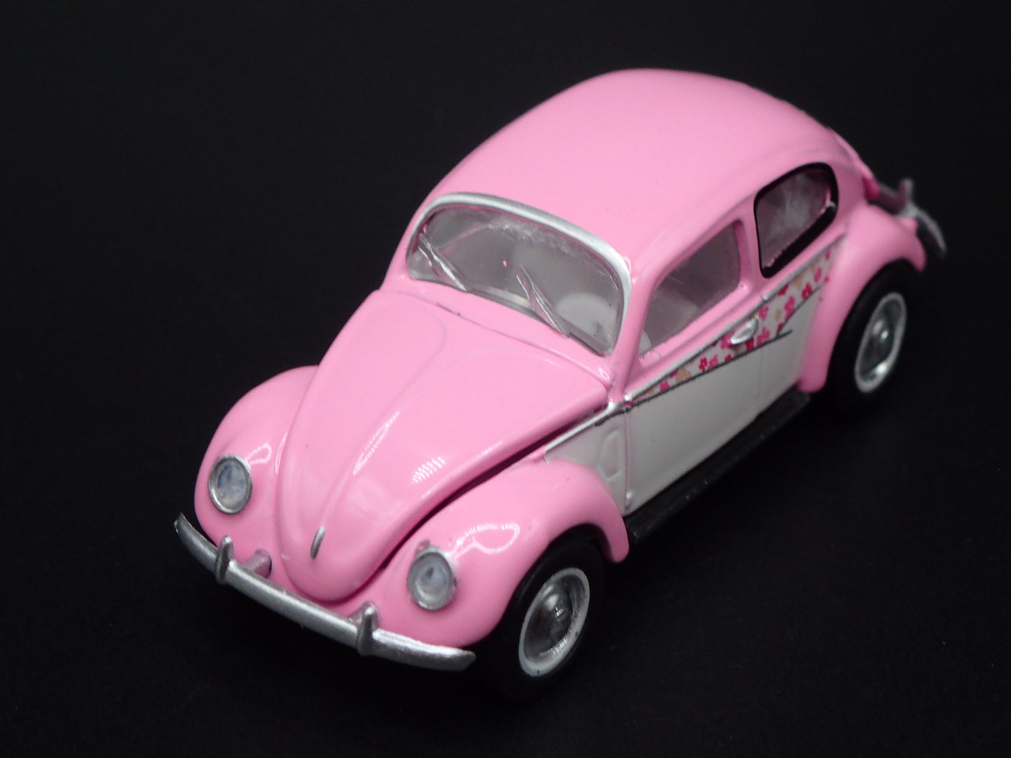 1950 50 VW VOLKSWAGEN BEETLE SPLIT WINDOW PINK 1:64 SCALE DIECAST MODEL CAR