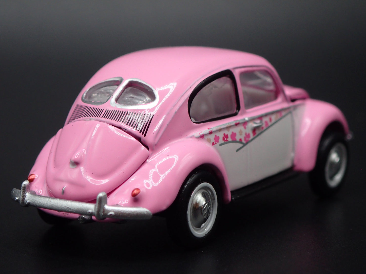 1950 50 VW VOLKSWAGEN BEETLE SPLIT WINDOW PINK 1:64 SCALE DIECAST MODEL CAR
