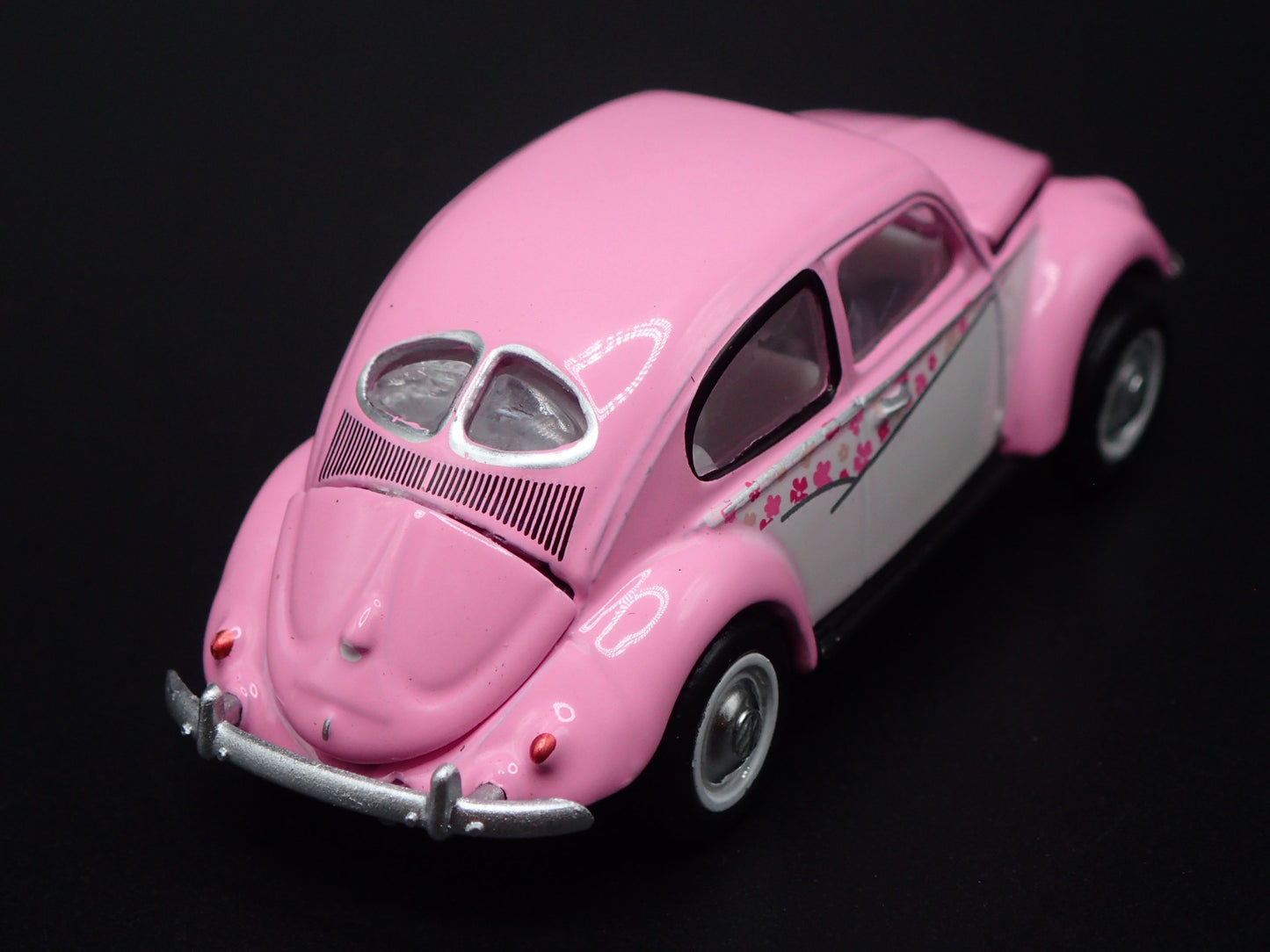 1950 50 VW VOLKSWAGEN BEETLE SPLIT WINDOW PINK 1:64 SCALE DIECAST MODEL CAR
