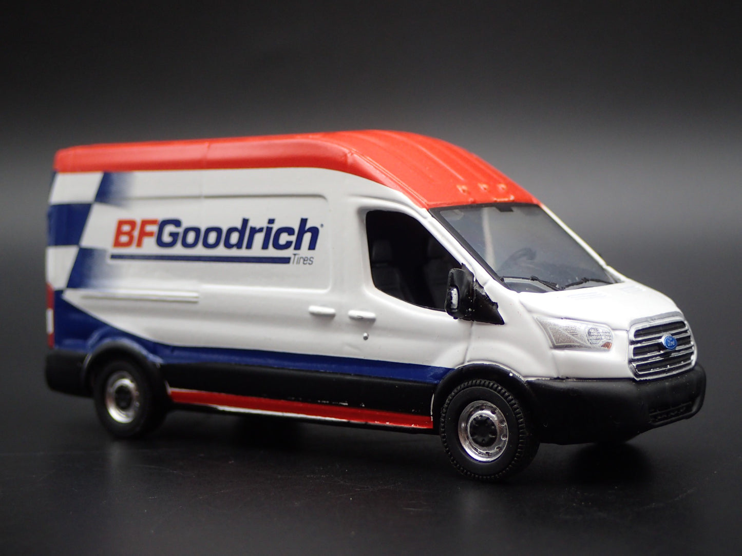 2017 17 FORD TRANSIT SPRINTER VAN LWB BFGOODRICH 1:64 SCALE DIECAST MODEL CAR