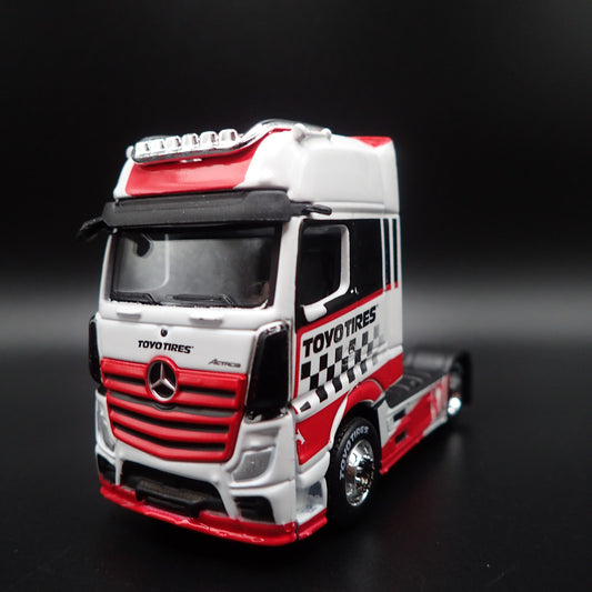 MERCEDES-BENZ ACTROS 1851 CAB BIG RIG TOYO TIRES 1/64 SCALE DIECAST MODEL CAR