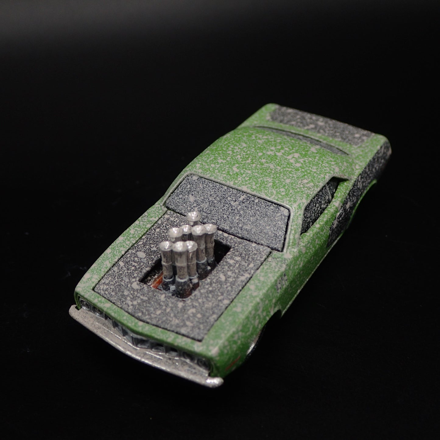 1971 71 PLYMOUTH HEMI CUDA 440 BARN FIND 1:64 SCALE DIORAMA DIECAST MODEL CAR