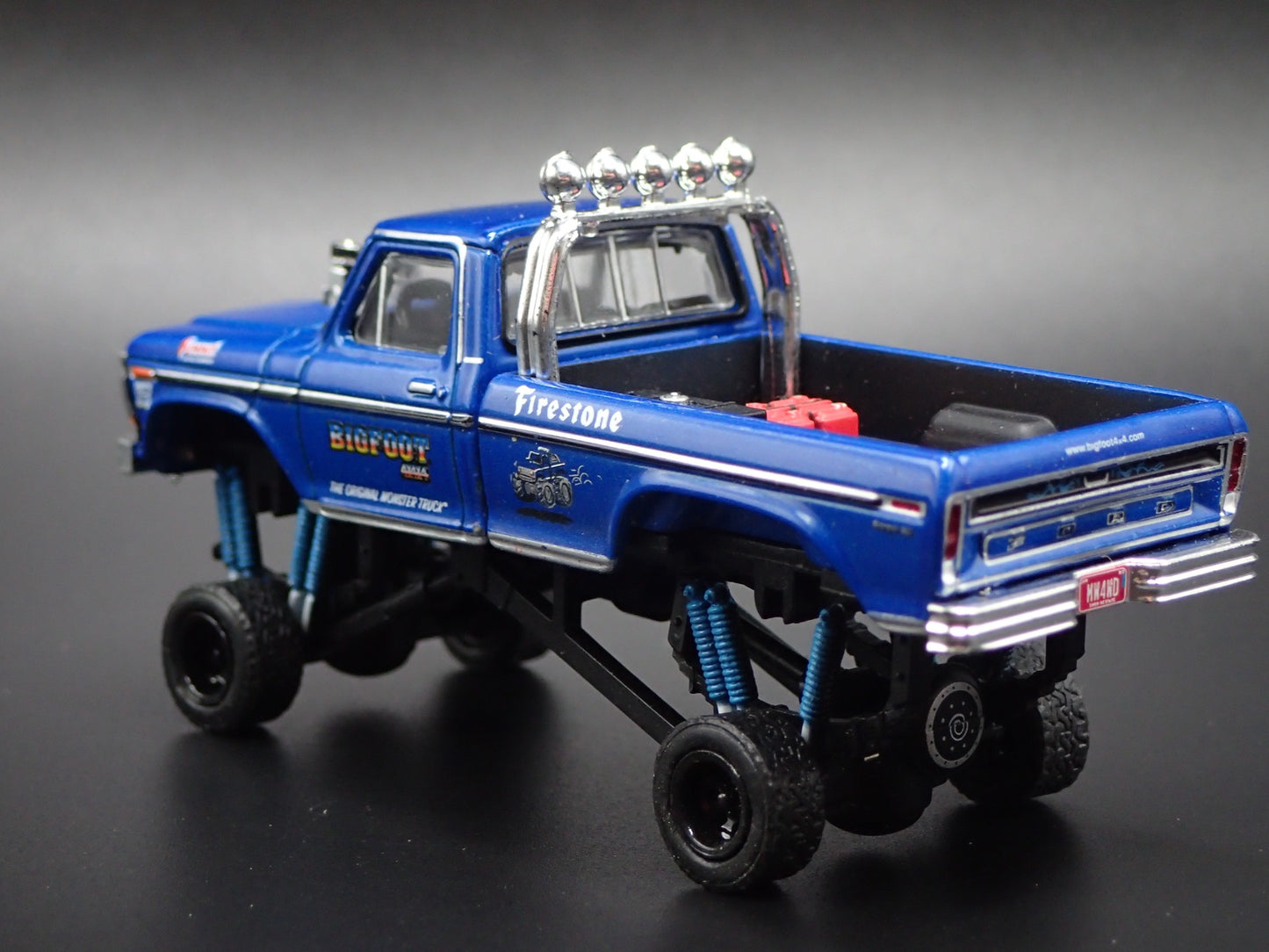 BIGFOOT #1 MONSTER TRUCK 1974 FORD F-250 W STREET TIRES 1/64 DIECAST MODEL CAR