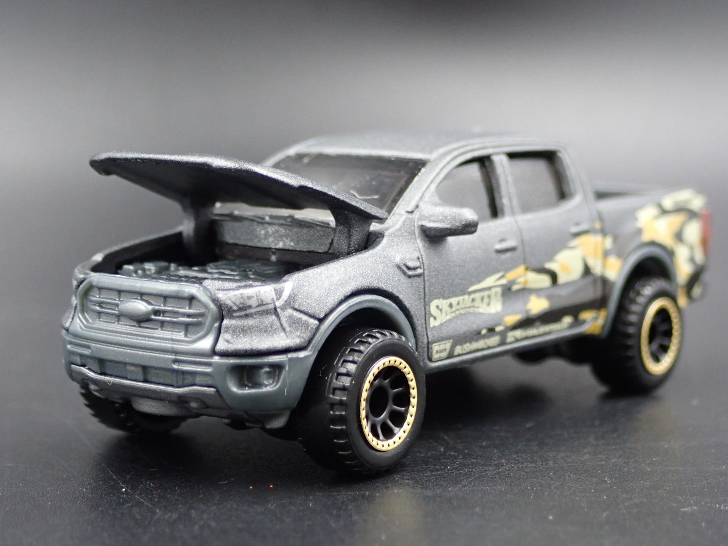 2019-2025 FORD RANGER PICKUP TRUCK SKYJACKER GRAY 1/64 SCALE DIECAST MODEL CAR