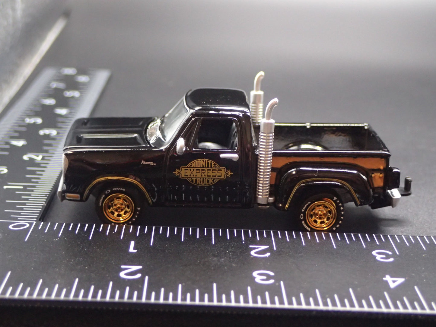 1978 78 DODGE WARLOCK PICKUP TRUCK MIDNIGHT EXPRESS 1/64 SCALE DIECAST MODEL CAR