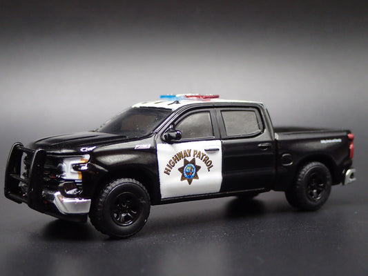 2019-2025 CHEVY CHEVROLET SILVERADO CHP POLICE  1:64 SCALE DIECAST MODEL CAR