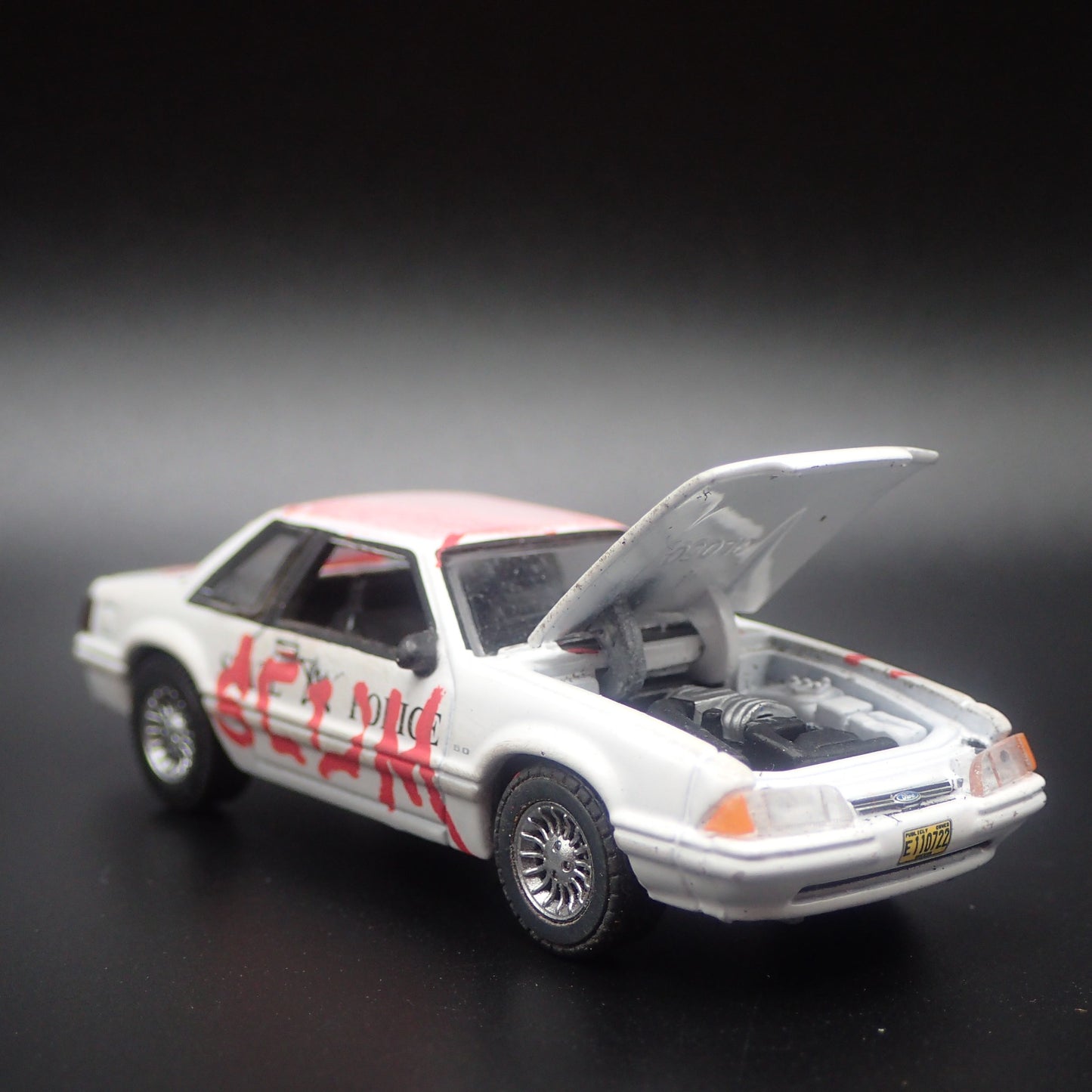 1993 FORD MUSTANG SSP OREGON STATE POLICE FOX BODY TAGGED 1:64 DIECAST MODEL CAR