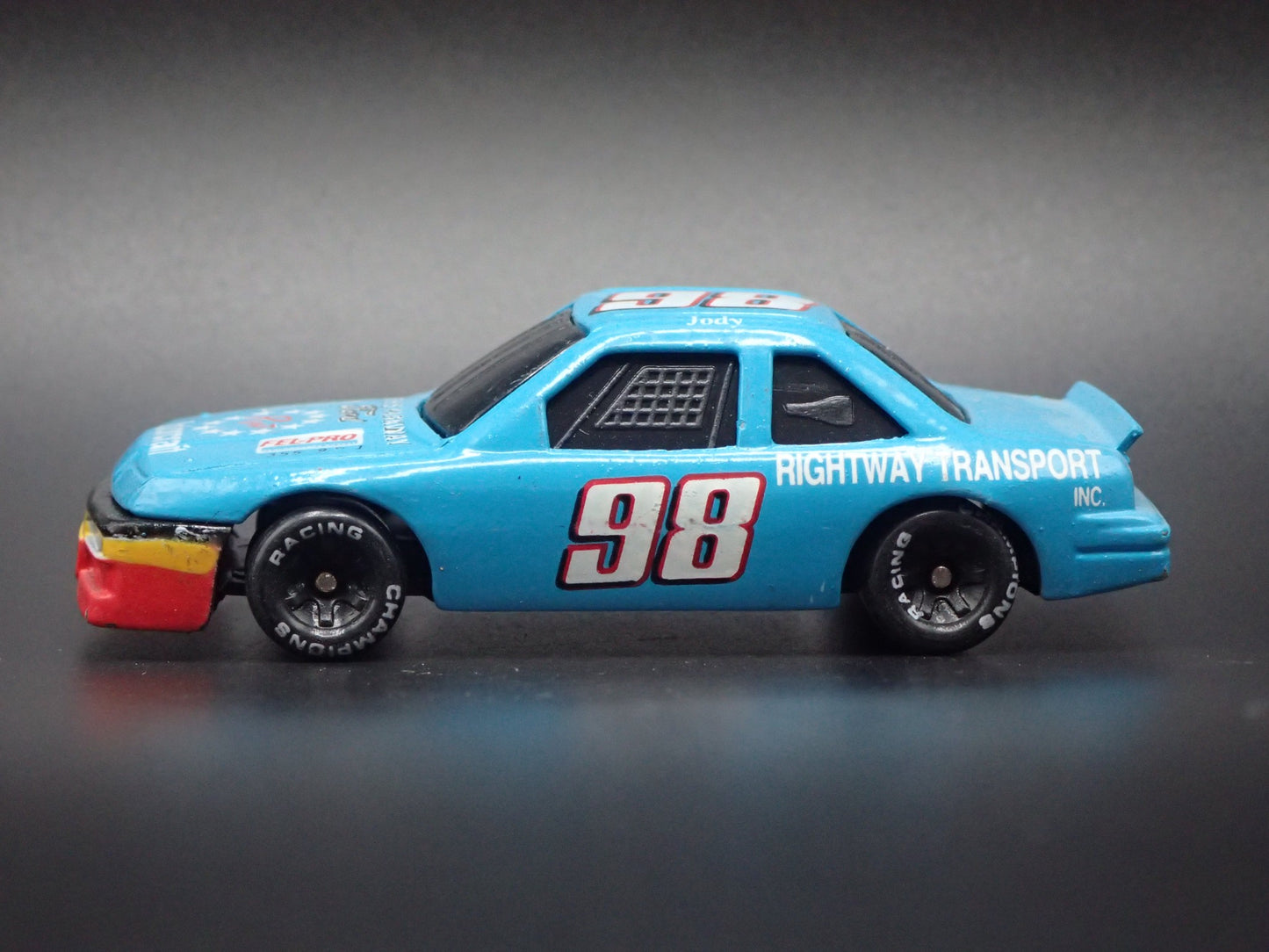 1991 91 FORD THUNDERBIRD 98 JODY RIDLEY NASCAR 1:64 SCALE DIECAST MODEL CAR