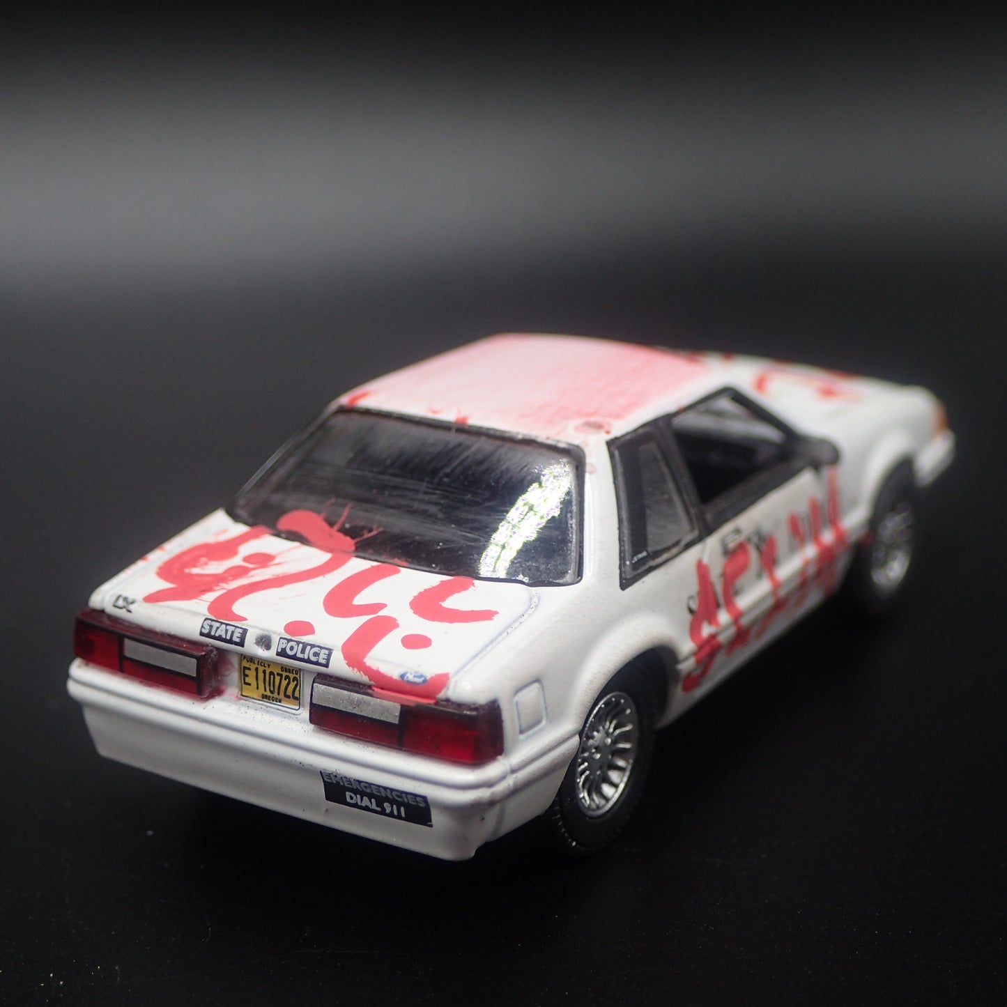 1993 FORD MUSTANG SSP OREGON STATE POLICE FOX BODY TAGGED 1:64 DIECAST MODEL CAR