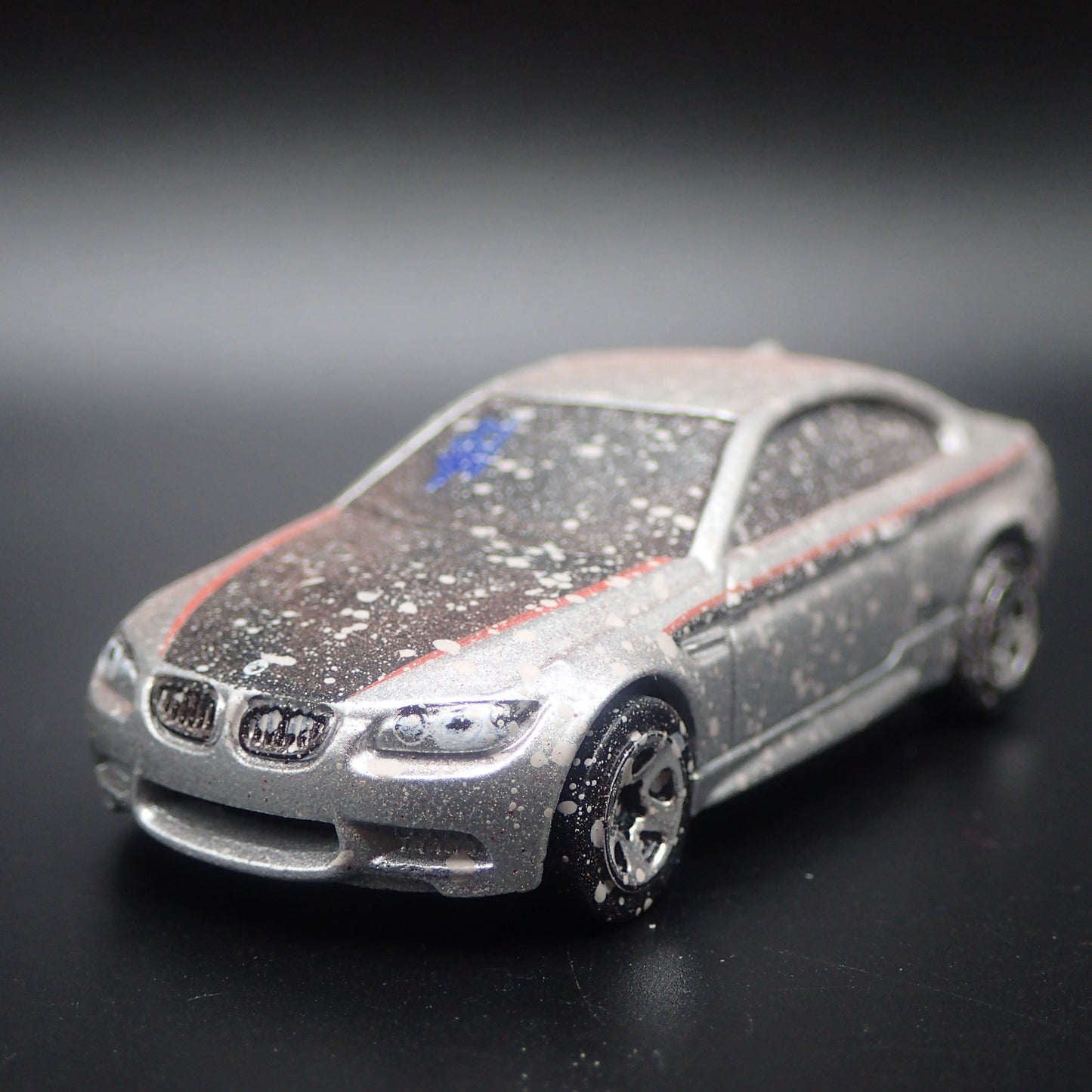 2004-2010 BMW M3 COUPE E92 ABANDONED SILVER 1:64 SCALE DIORAMA DIECAST MODEL CAR
