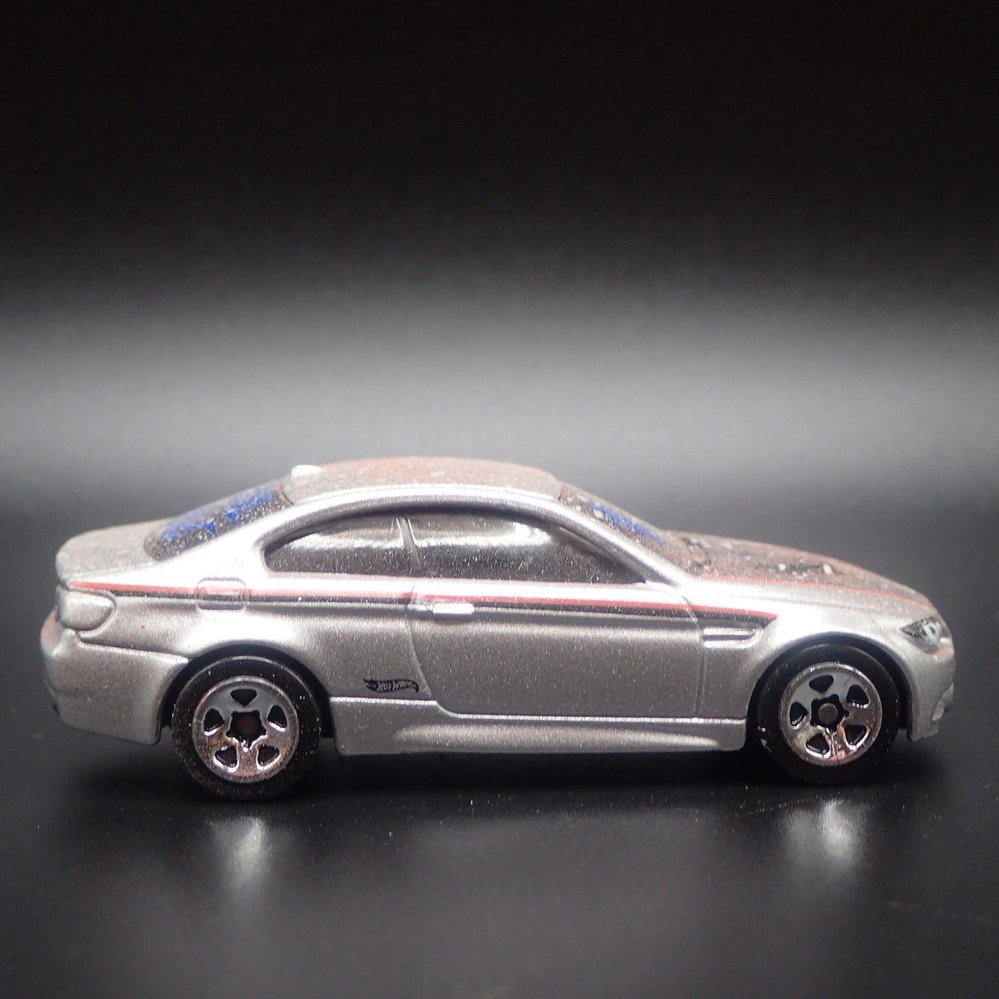 2004-2010 BMW M3 COUPE E92 ABANDONED SILVER 1:64 SCALE DIORAMA DIECAST MODEL CAR