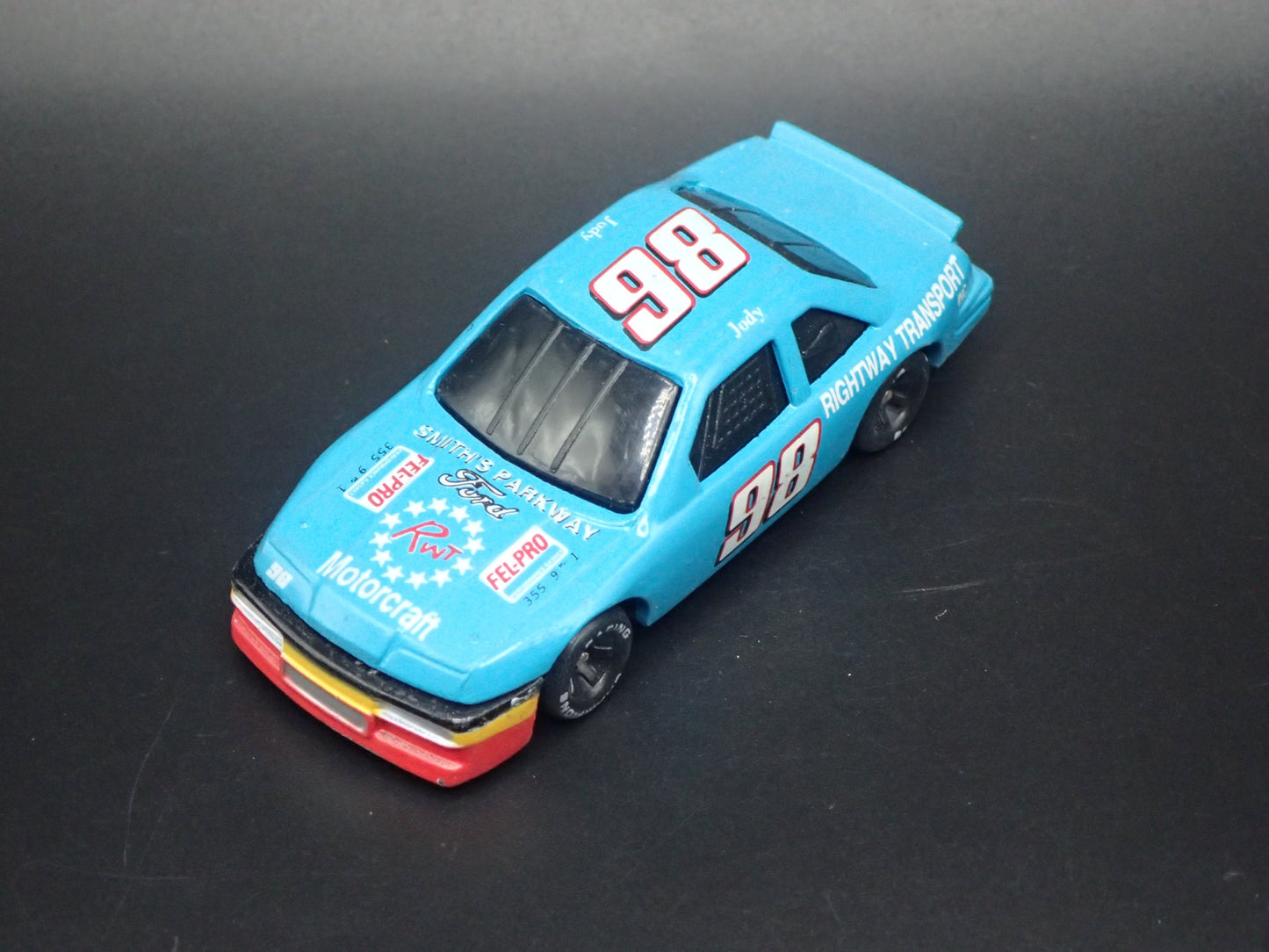1991 91 FORD THUNDERBIRD 98 JODY RIDLEY NASCAR 1:64 SCALE DIECAST MODEL CAR