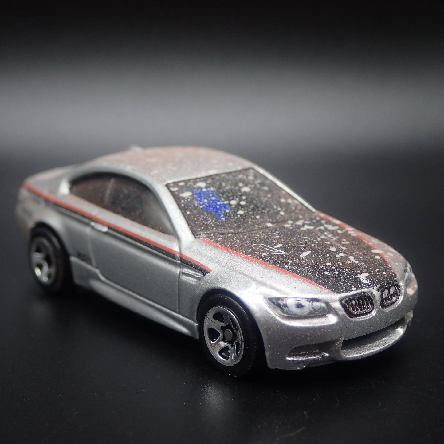 2004-2010 BMW M3 COUPE E92 ABANDONED SILVER 1:64 SCALE DIORAMA DIECAST MODEL CAR