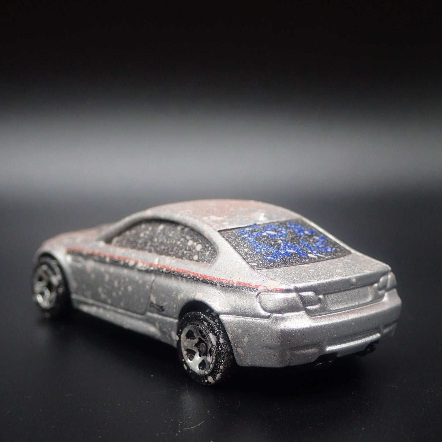 2004-2010 BMW M3 COUPE E92 ABANDONED SILVER 1:64 SCALE DIORAMA DIECAST MODEL CAR