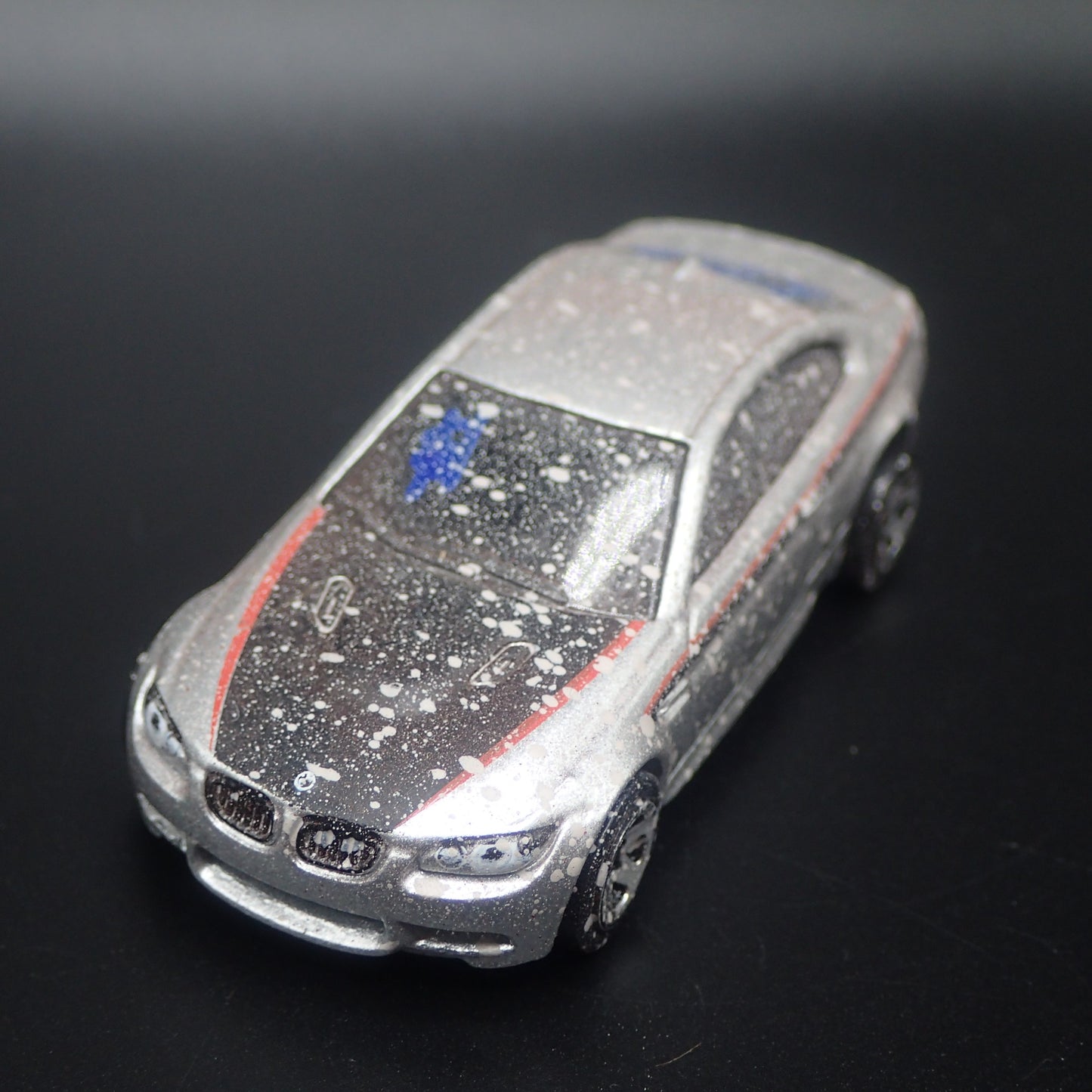 2004-2010 BMW M3 COUPE E92 ABANDONED SILVER 1:64 SCALE DIORAMA DIECAST MODEL CAR