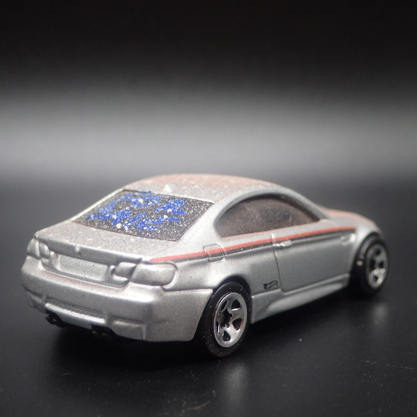 2004-2010 BMW M3 COUPE E92 ABANDONED SILVER 1:64 SCALE DIORAMA DIECAST MODEL CAR