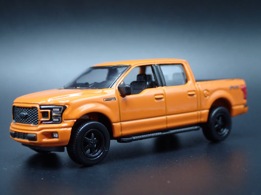 2015-2020 FORD F150 LARIAT PICKUP TRUCK ORANGE 1:64 SCALE DIECAST MODEL CAR
