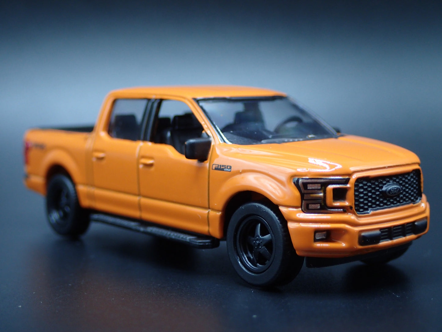 2015-2020 FORD F150 LARIAT PICKUP TRUCK ORANGE 1:64 SCALE DIECAST MODEL CAR