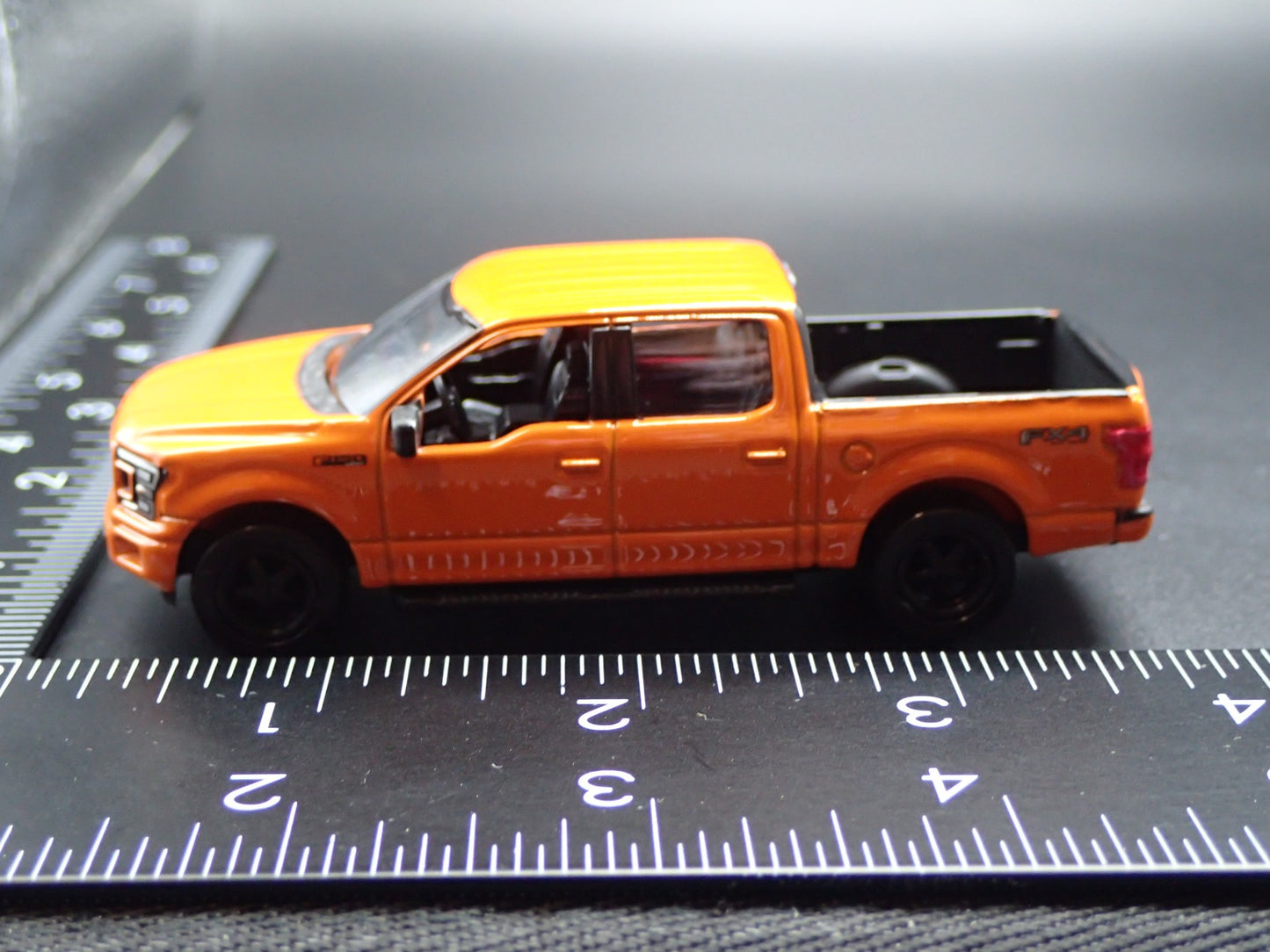 2015-2020 FORD F150 LARIAT PICKUP TRUCK ORANGE 1:64 SCALE DIECAST MODEL CAR
