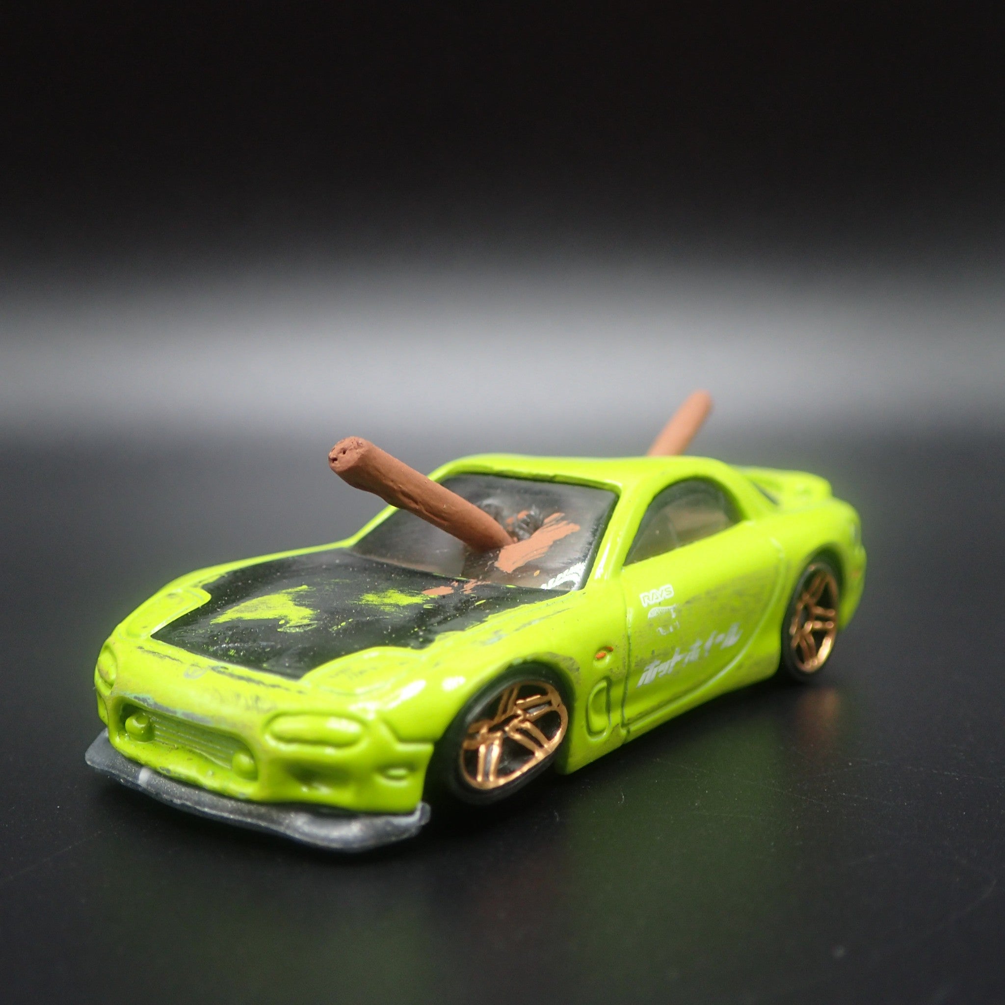 1992-2002 MAZDA RX7 JDM GREDDY ACCIDENT FINAL DESTINATION 1:64 SCALE D ...