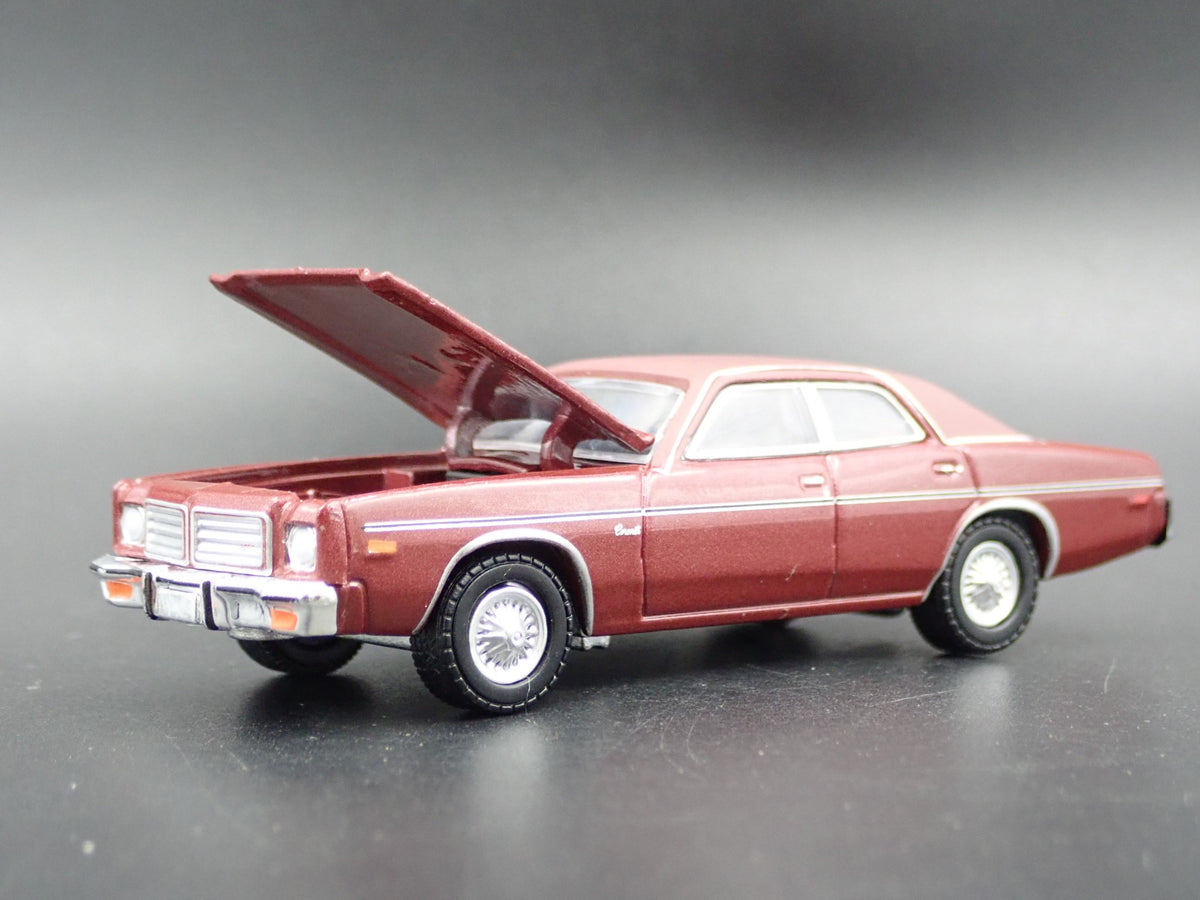 1976 76 DODGE CORONET 4 FOUR DOOR RARE 1/64 SCALE COLLECTIBLE DIECAST MODEL CAR-Burning Rubber Toy Company