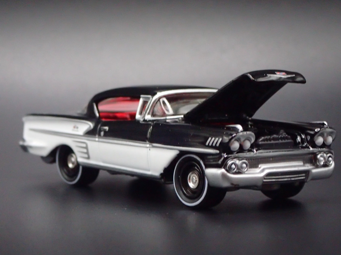 1958 58 CHEVY CHEVROLET IMPALA 1:64 SCALE COLLECTIBLE DIORAMA DIECAST MODEL CAR
