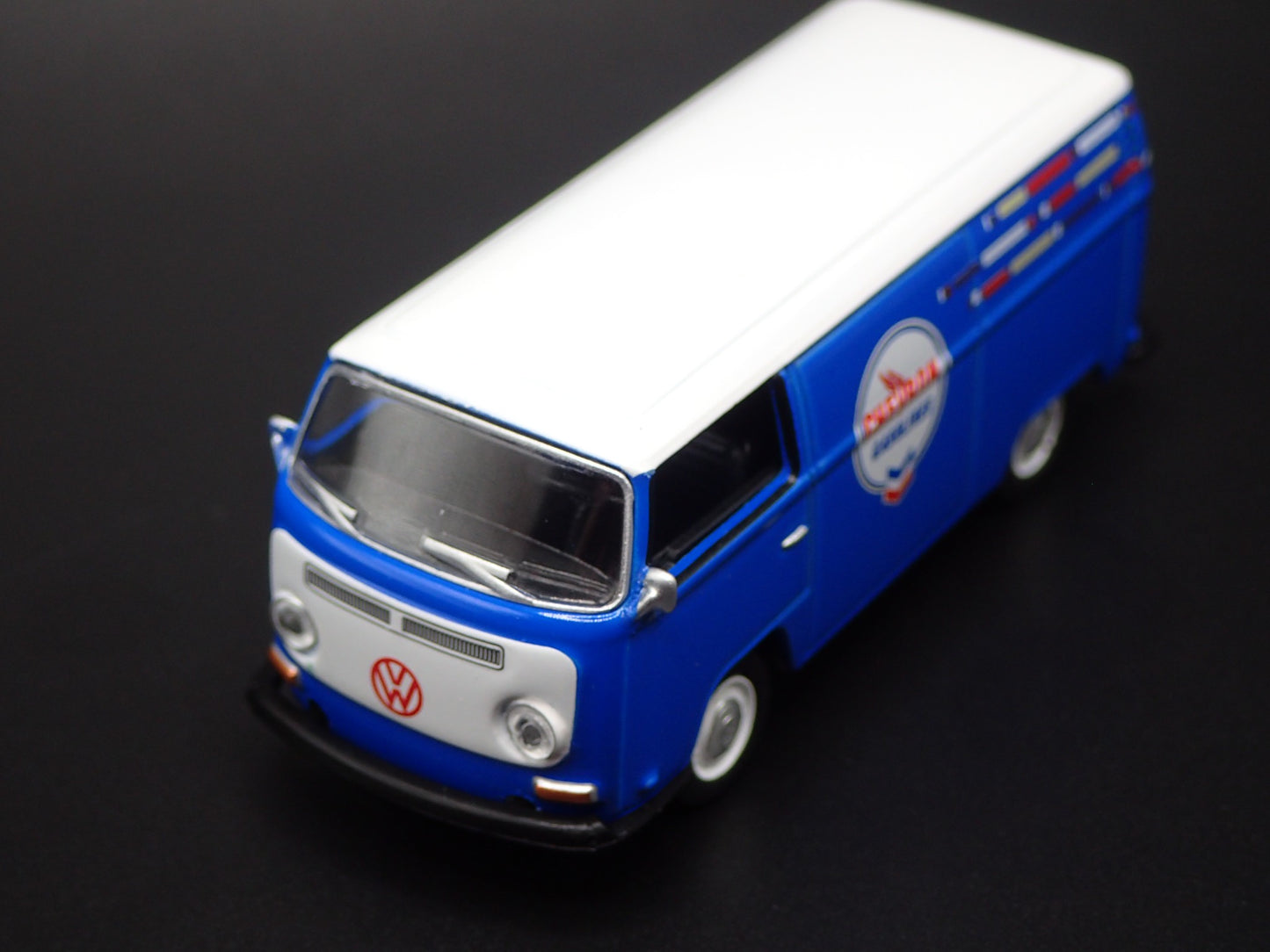 1967-1979 VW VOLKSWAGEN TYPE 2 T2 PANEL VAN CHEVRON 1/64 SCALE DIECAST MODEL CAR