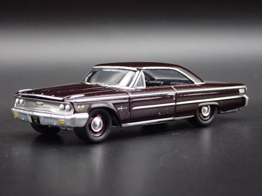 1963 63 FORD GALAXIE 500 RARE 1/64 SCALE COLLECTIBLE DIORAMA DIECAST MODEL CAR