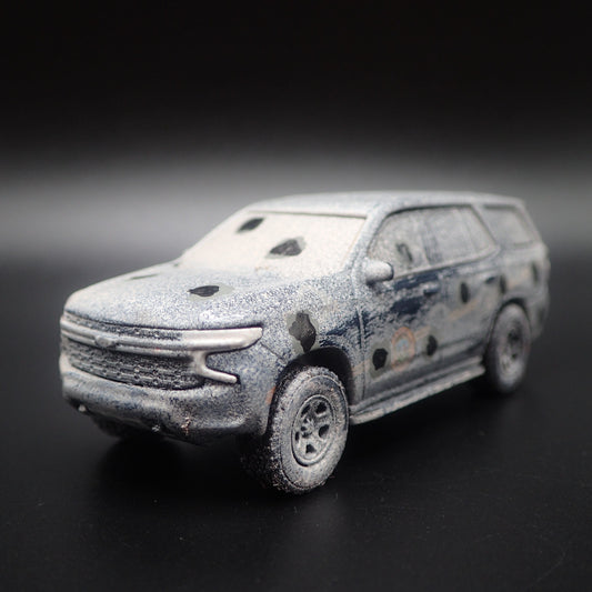 2021 21 CHEVY TAHOE PPV WEST VIRGINIA STATE POLICE BULLIT HOLES 1:64 DIECAST CAR