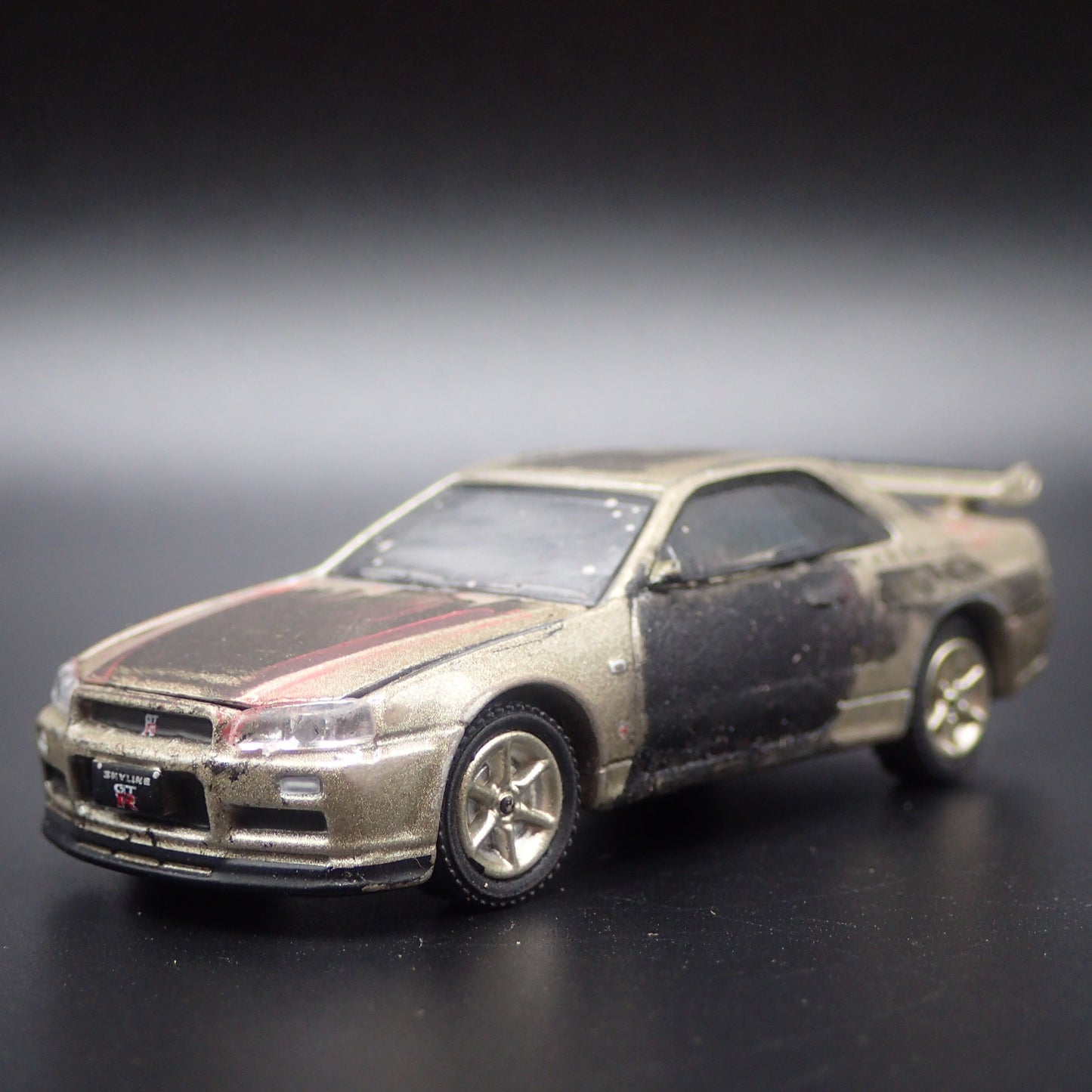 1999-2002 NISSAN SKYLINE GTR R34 BNR34 BARN FIND 1:64 SCALE DIECAST MODEL CAR