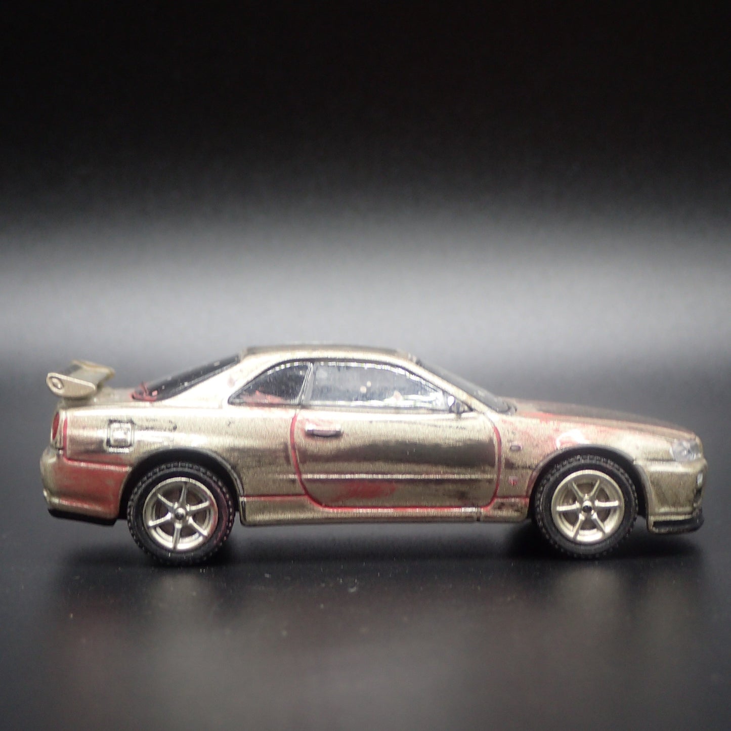 1999-2002 NISSAN SKYLINE GTR R34 BNR34 BARN FIND 1:64 SCALE DIECAST MODEL CAR