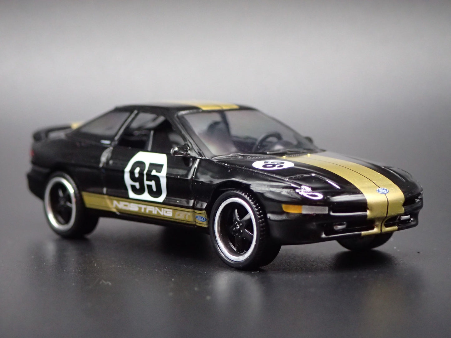 1995 95 FORD PROBE GT BLACK 1:64 SCALE COLLECTIBLE DIORAMA DIECAST MODEL CAR