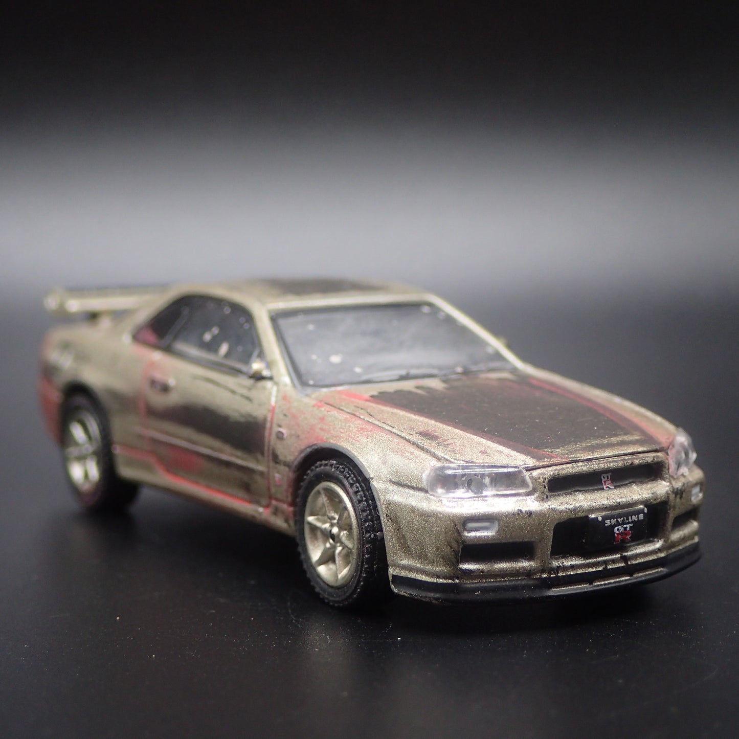 1999-2002 NISSAN SKYLINE GTR R34 BNR34 BARN FIND 1:64 SCALE DIECAST MODEL CAR