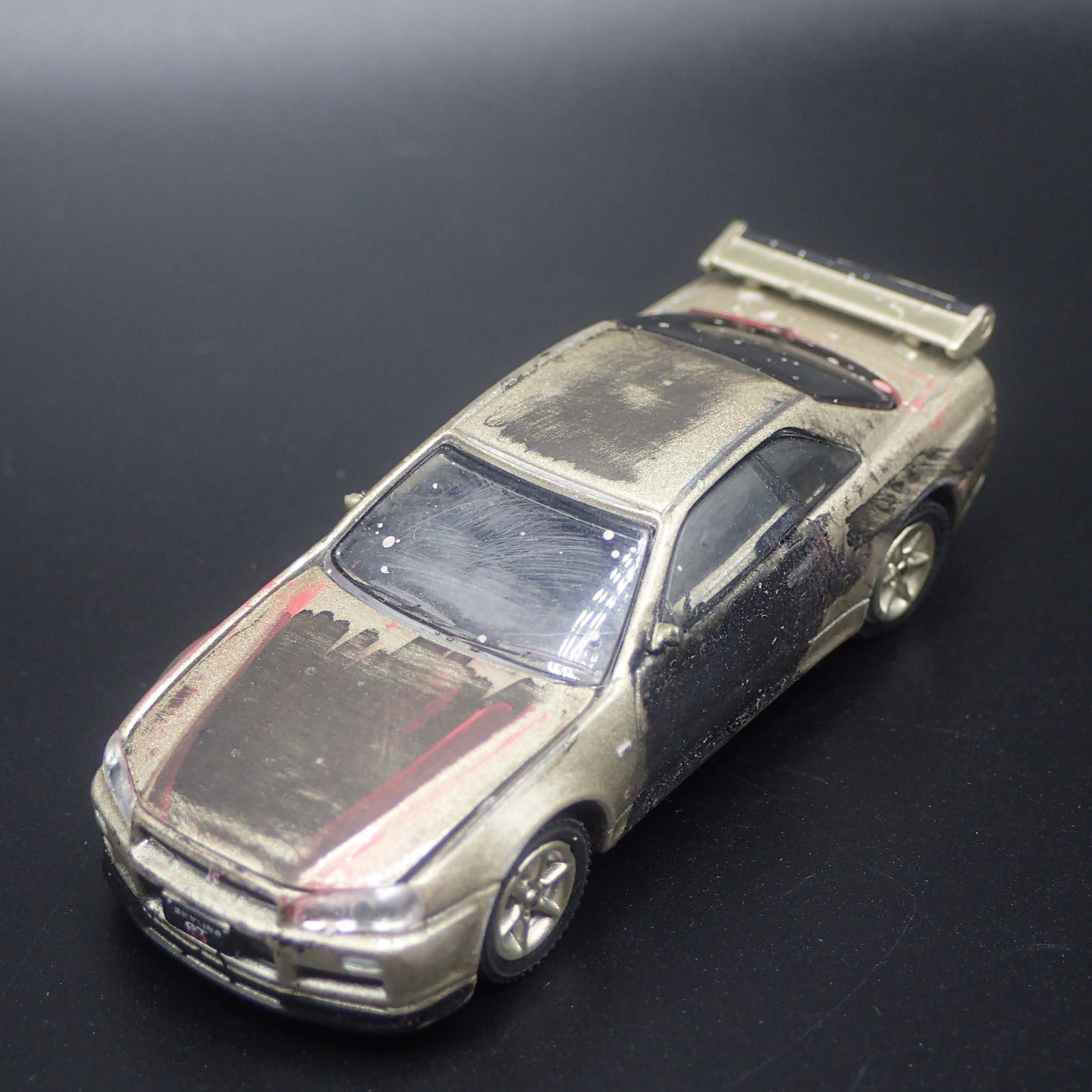 1999-2002 NISSAN SKYLINE GTR R34 BNR34 BARN FIND 1:64 SCALE DIECAST MODEL CAR