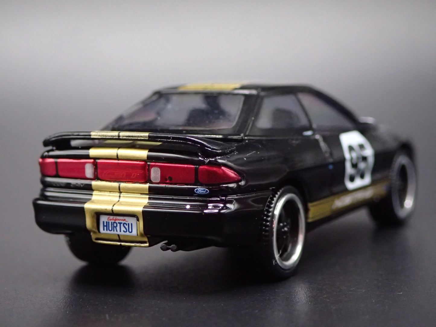 1995 95 FORD PROBE GT BLACK 1:64 SCALE COLLECTIBLE DIORAMA DIECAST MODEL CAR