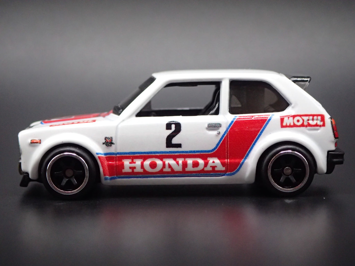 1973-1978 HONDA CIVIC CUSTOM WHITE 1:64 SCALE COLLECTIBLE DIECAST MODEL CAR
